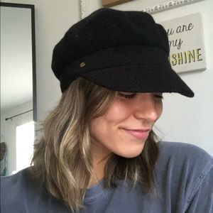 NWT Baker Boy Black Hat